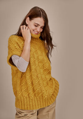 SLIPOVER Cool Merino Big - Strikkeoppskrift (DK) fra Lana Grossa