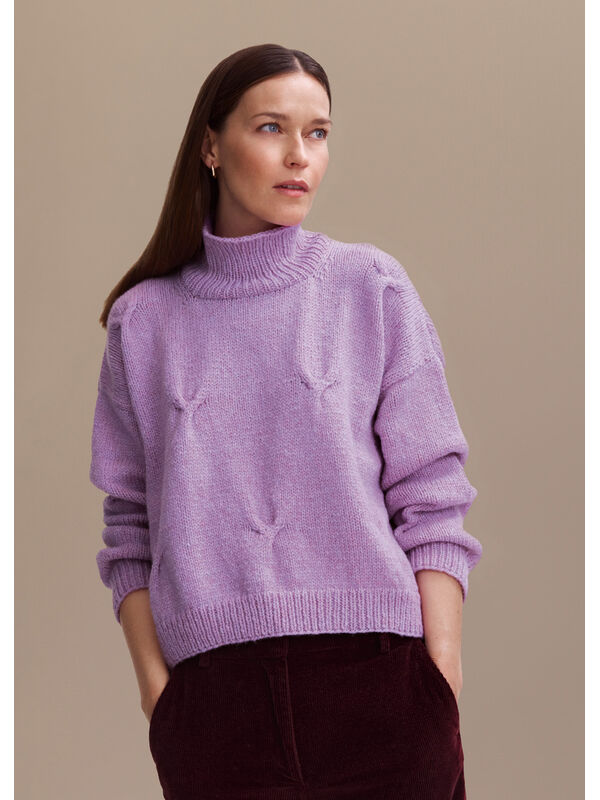 Lana Grossa PULLOVER Cool Merino - Strikkeoppskrift (DK)