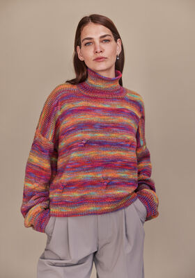 PULLOVER Cool Merino Color - Strikkeoppskrift (DK) fra Lana Grossa