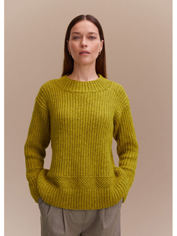 Lana Grossa PULLOVER Cool Merino - Strikkeoppskrift (DK)