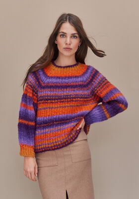TOPDOWN-PULLOVER Gigante - Strikkeoppskrift (DK) fra Lana Grossa