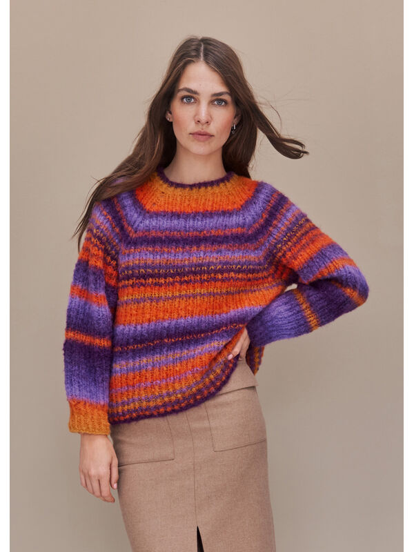 Lana Grossa TOPDOWN-PULLOVER Gigante - Strikkeoppskrift (DK)