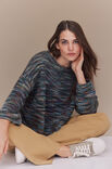 Lana Grossa PULLOVER Cool Merino Big Color - Strikkeoppskrift (DK)