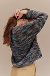 Lana Grossa PULLOVER Cool Merino Big Color - Strikkeoppskrift (DK)