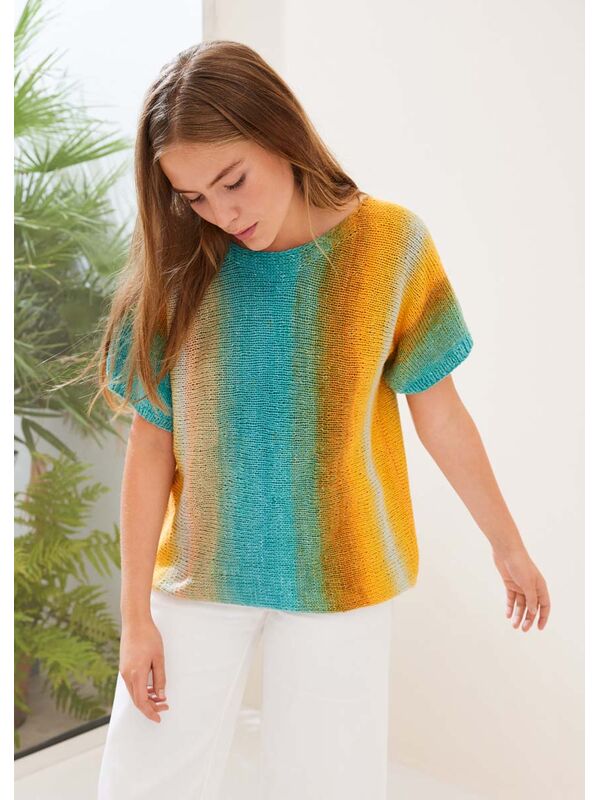 Lana Grossa T-SHIRT Cotonella - Strikkeoppskrift (DK)