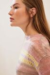Lana Grossa T-SHIRT Silkhair & Cottonhair - Strikkeoppskrift (DK)