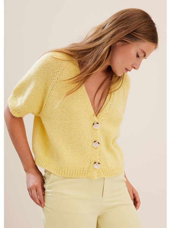 Lana Grossa RAGLANJAKKE Summer Softness - Strikkeoppskrift (DK)