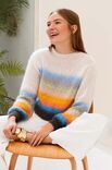 Lana Grossa PULLOVER Silkhair - Strikkeoppskrift (NO)
