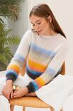 Lana Grossa PULLOVER Silkhair - Strikkeoppskrift (NO)