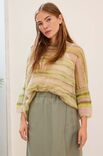 Lana Grossa T-SHIRT Cottonhair - Strikkeoppskrift (DK)