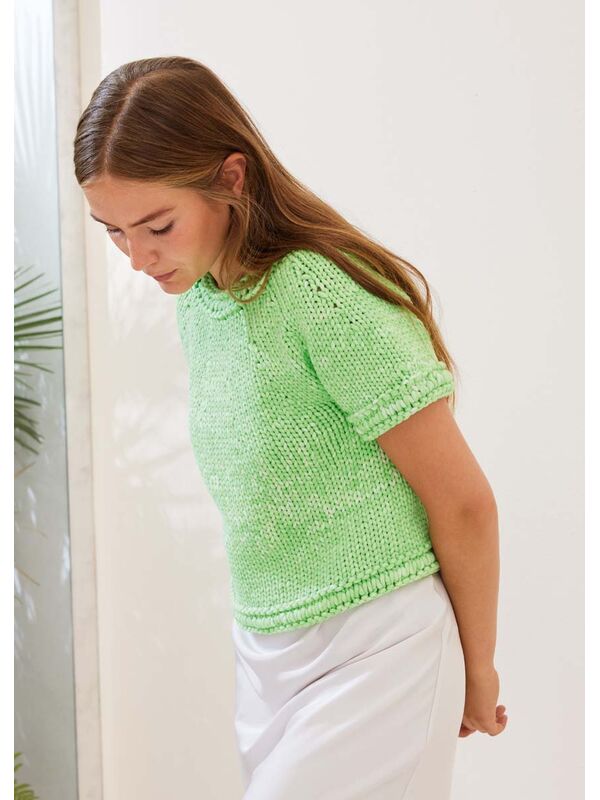 Lana Grossa T-SHIRT Gelato Vintage - Strikkeoppskrift (DK)
