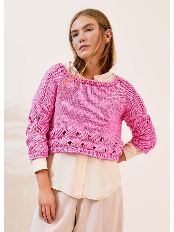 Lana Grossa PULLOVER Gelato Vintage - Strikkeoppskrift (DK)