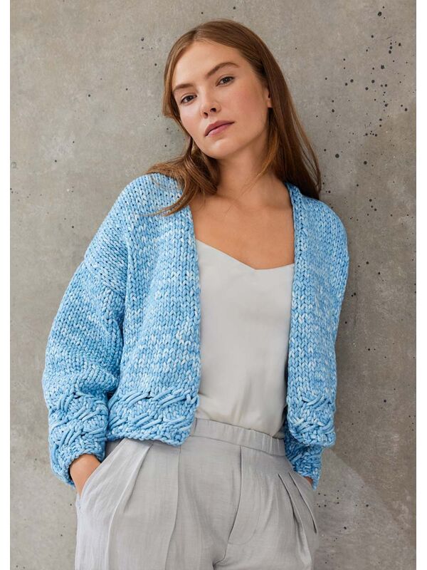 Lana Grossa JAKKE Gelato Vintage - Strikkeoppskrift (NO)