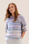 Lana Grossa PULLOVER Ecopuno, Cottonhair & Summer Softness - Strikkeoppskrift (NO)