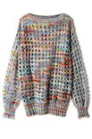 Lana Grossa PULLOVER Cotonella Multi - Strikkeoppskrift (DK)