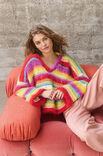 Lana Grossa V-GENSER MED STRIPER Basta, Bottoni & Summer Softness