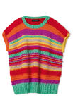 Lana Grossa SLIPOVER MED STRIPER Basta, Bottoni & Summer Softness