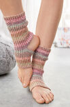 Lana Grossa JOGASOKKER Meilenweit 50g Cashmere Trend - Strikkeoppskrift (NO)