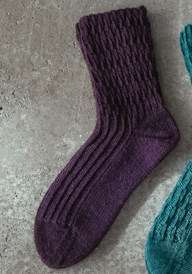 SOKKER Meilenweit 100g Merino Extrafine - Strikkeoppskrift (NO) fra Lana Grossa