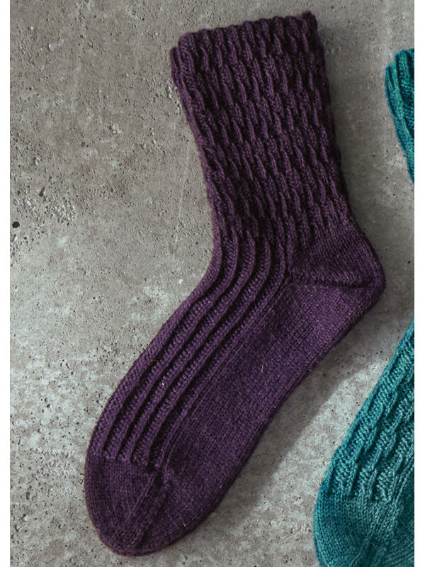 Lana Grossa SOKKER Meilenweit 100g Merino Extrafine - Strikkeoppskrift (NO)