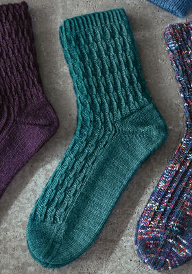SOKKER Meilenweit 100g Merino Extrafine - Strikkeoppskrift (NO) fra Lana Grossa