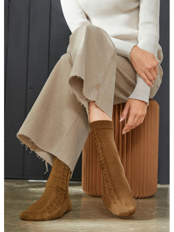 Lana Grossa KASHMIRSOKKER Meilenweit 50g Cashmere - Strikkeoppskrift (NO)