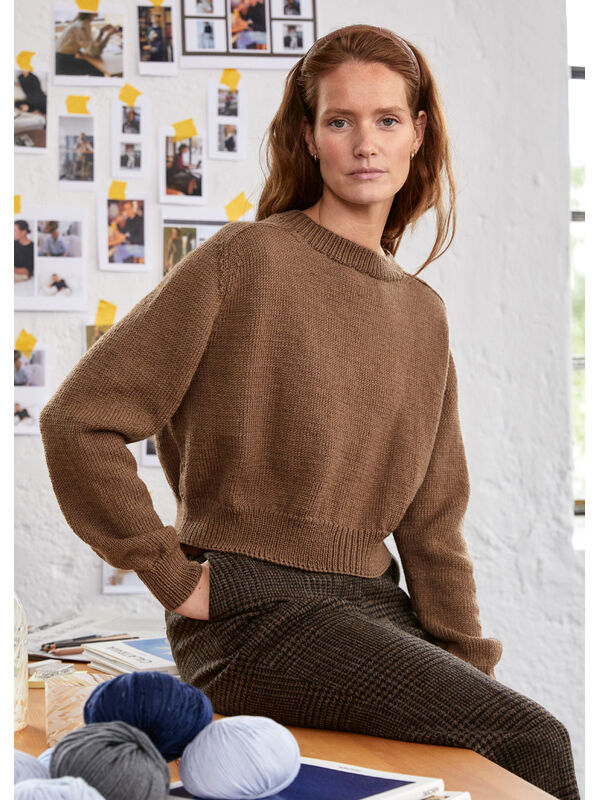 Lana Grossa PULLOVER IDA III Cool Wool Big Mélange