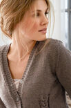 Lana Grossa JACKE Cool Wool Big Melange - Strikkeoppskrift (NO)