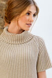 Lana Grossa RIBBEGENSER Cool Wool Melange - Strikkeoppskrift (NO)