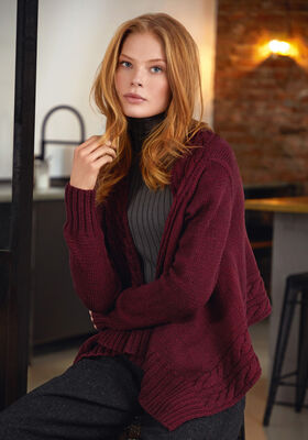 JACKE Cool Wool Big Melange - Strikkeoppskrift (NO) fra Lana Grossa