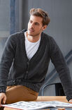 Lana Grossa RAGLANJAKKE (MANN) Cool Wool Big - Strikkeoppskrift (NO)