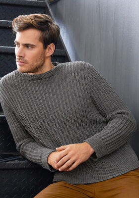 GENSER Cool Wool (MANN) - Strikkeoppskrift (NO) fra Lana Grossa