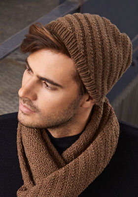 LUE Cool Wool Big (MANN) - Strikkeoppskrift (NO) fra Lana Grossa