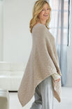 Lana Grossa PONCHO Merino Uno - Strikkeoppskrift (DK)
