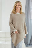 Lana Grossa PONCHO Merino Uno - Strikkeoppskrift (DK)