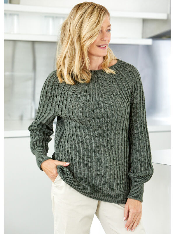 Lana Grossa PULLOVER Cool Wool - Strikkeoppskrift (NO)