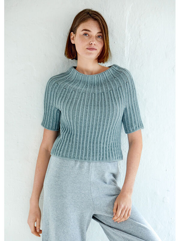 Lana Grossa PULLOVER Cool Wool - Strikkeoppskrift (NO)