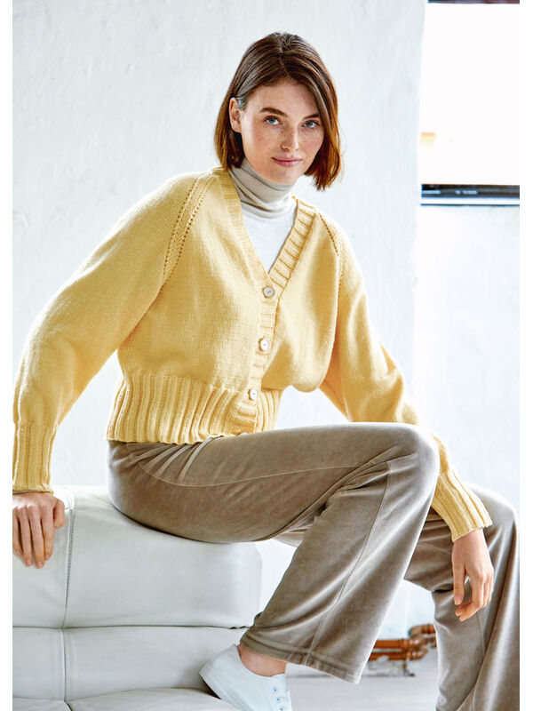 Lana Grossa CARDIGAN Cool Wool - Strikkeoppskrift (NO)