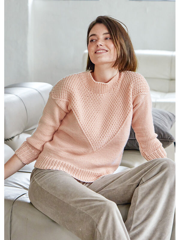Lana Grossa PULLOVER Bingo - Strikkeoppskrift (NO)
