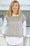 Lana Grossa PULLOVER Cool Wool Cashmere - Strikkeoppskrift (DK)