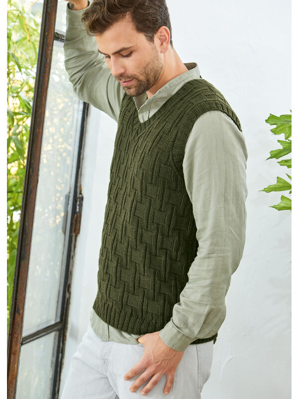 Lana Grossa SLIPOVER Cool Wool - Strikkeoppskrift (DK)