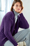 Lana Grossa CARDIGAN Bingo Mélange (GOTS) - Strikkeoppskrift (DK)