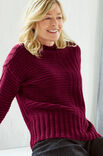 Lana Grossa PULLOVER Cool Wool Big - Strikkeoppskrift (DK)