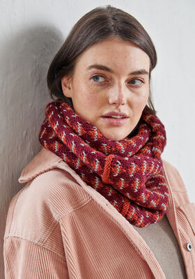 DUBBEL-LOOP Cool Wool Big - Strikkeoppskrift (DK) fra Lana Grossa