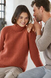 Lana Grossa RAGLANPULLOVER Cool Wool - Strikkeoppskrift (NO)