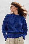 Lana Grossa FLAGGERMUSGENSER Cool Wool Big - Strikkeoppskrift (NO)