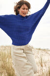 Lana Grossa FLAGGERMUSGENSER Cool Wool Big - Strikkeoppskrift (NO)