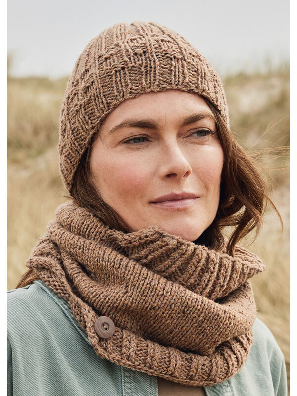 Lana Grossa LUE Landlust Soft Tweed 180 & Cool Wool Lace - Strikkeoppskrift (NO)