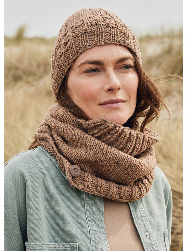 Lana Grossa LOOP Landlust Soft Tweed 180 & Cool Wool Lace - Strikkeoppskrift (NO)