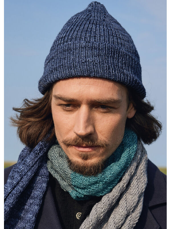Lana Grossa LUE Cool Wool Vintage - Strikkeoppskrift (NO)